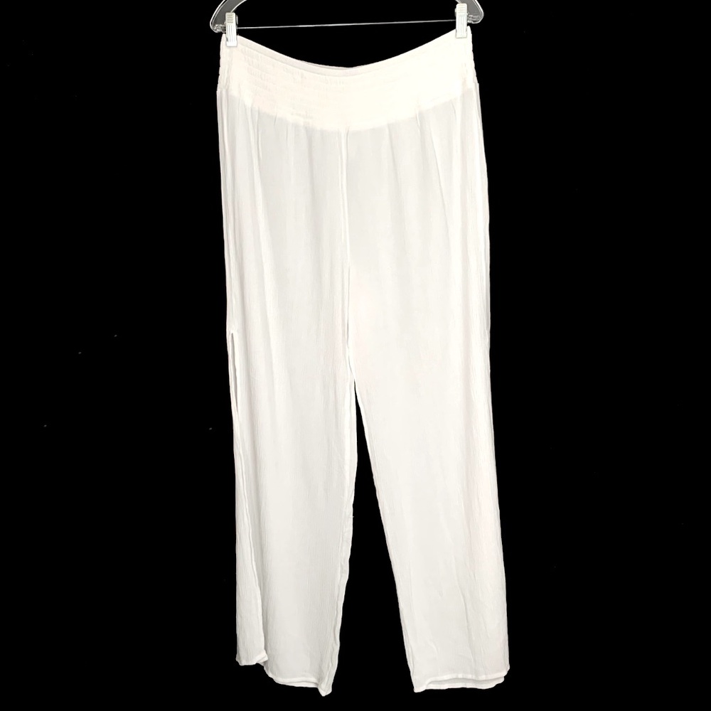 Kona Sol White Swim Coverup Pants